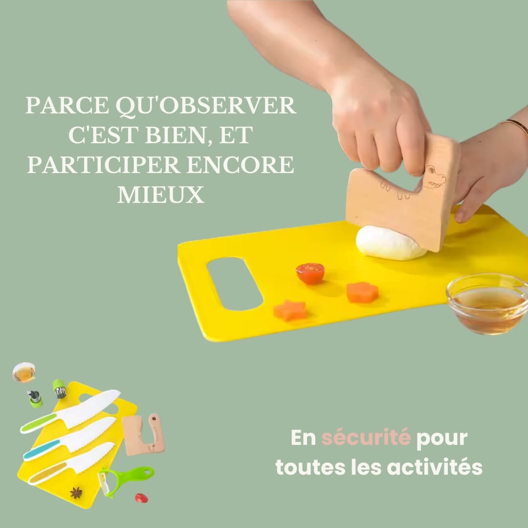 Kit de Cuisine Éducatif Montessori – 15 pièces