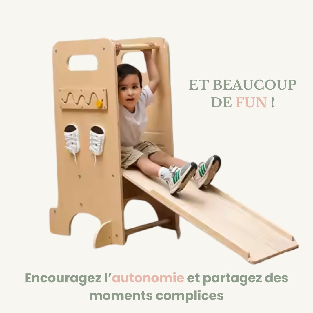 Magic Tower – Tour d’observation Montessori évolutive 4-en-1
